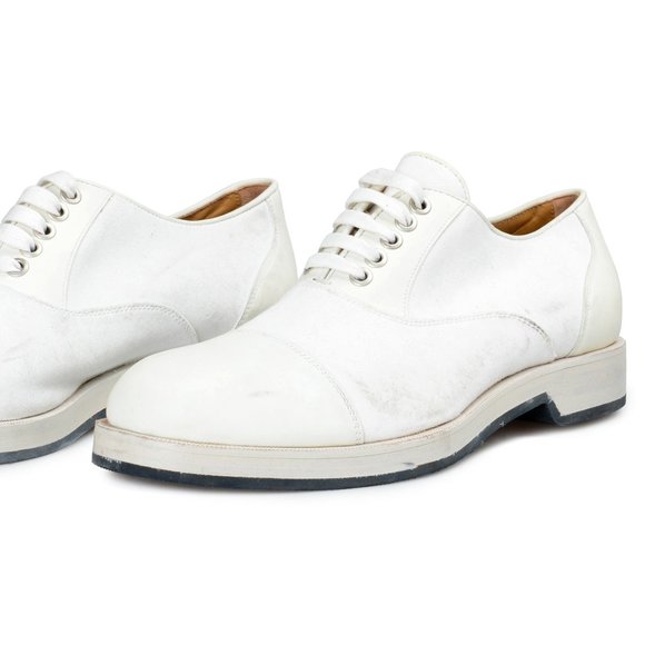 Hugo Boss Mens Canvas Leather Casual Oxfords Shoes main image 4